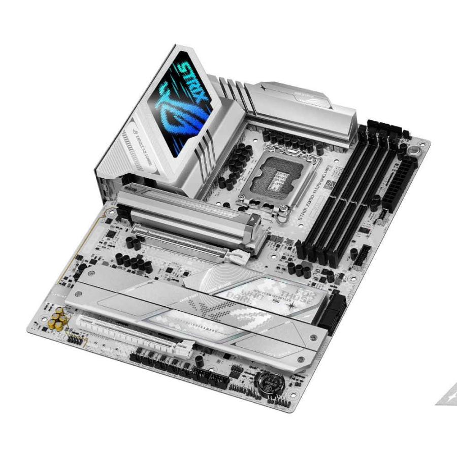 ASUS ROG STRIX Z890-A GAMING WIFI Intel Z890チップセット搭載「ROG STRIX」マザーボード ホワイトの画像