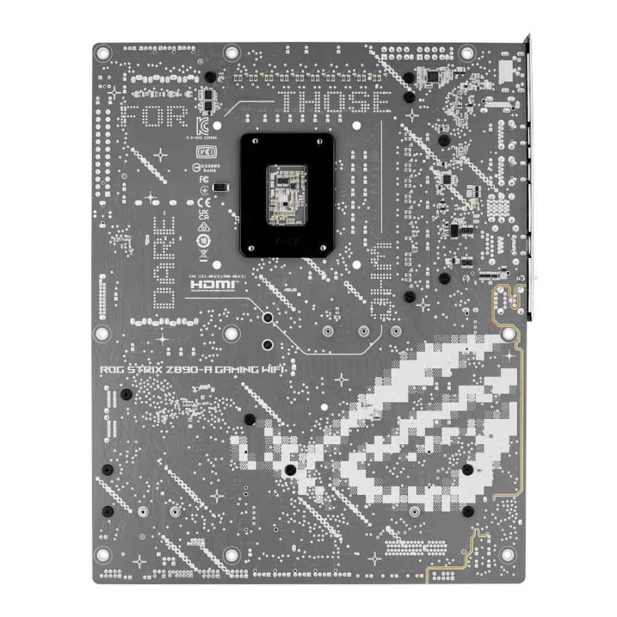 ASUS ROG STRIX Z890-A GAMING WIFI Intel Z890チップセット搭載「ROG STRIX」マザーボード ホワイトの画像