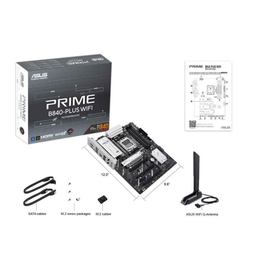 ASUS PRIME B840-PLUS WIFI-CSM AMD B840チップセット搭載「PRIME