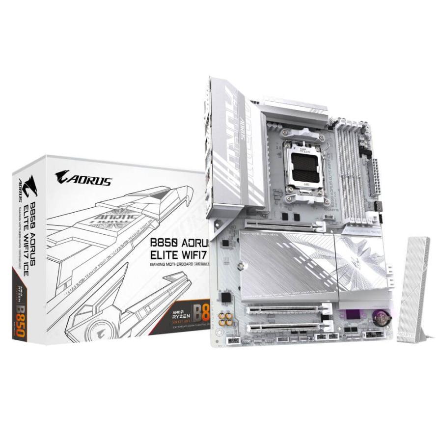 GIGABYTE B850 AORUS ELITE WIFI7 ICE AMD B850チップセット搭載、AMD 