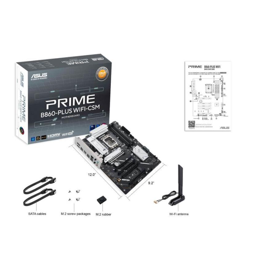 ASUS PRIME B860-PLUS WIFI-CSM Intel B860チップセット搭載「PRIME