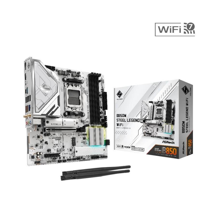 ASRock B850M Steel Legend WiFi B850チップセット搭載マザーボード 