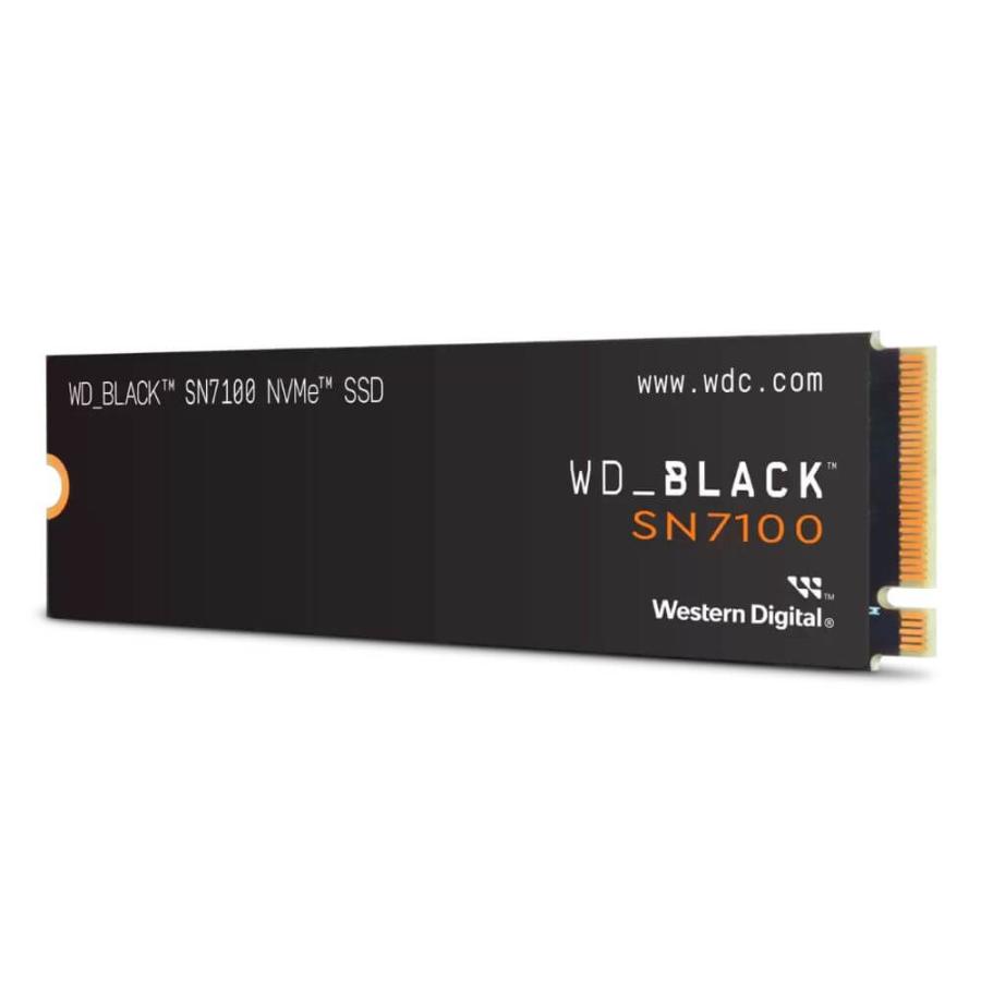 内蔵型SSD WD_BLACK SN7100 2TB m.2 SSD Western Digital WD BLACK SN7100 2TB Black NVMe SSD PCIe Gen4 M.2