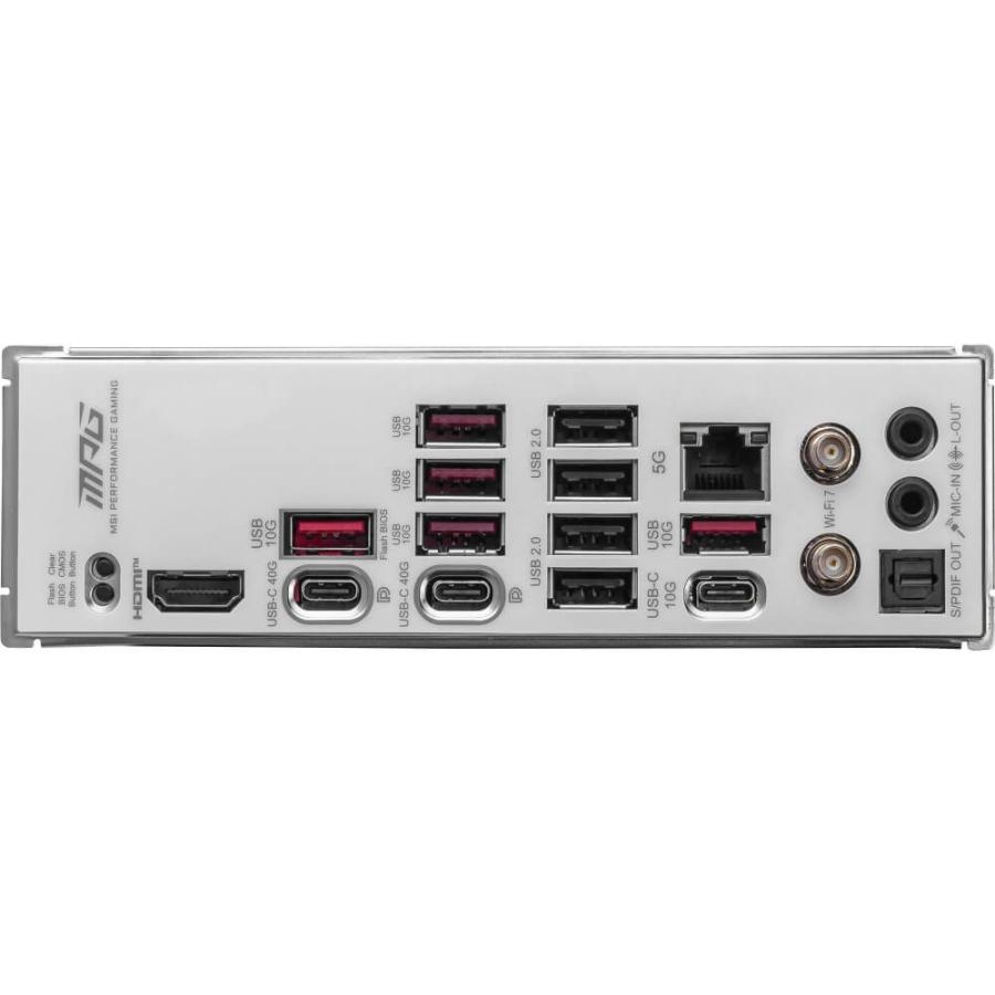 【完全未開封】MSI マザーボード MPG X870E EDGE TI WIFI MSI MPG X870E EDGE TI WIFI AMD X870Eチップセット搭載 Ryzen 9000