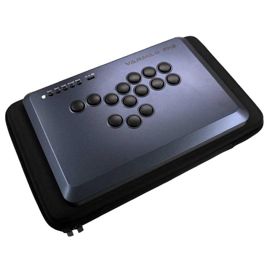 [値下げ]ふもっふのおみせ VARMILO FK2 アケコン レバーレス VARMILO FK2 Black Leverless Arcade Controller for Fighting Games