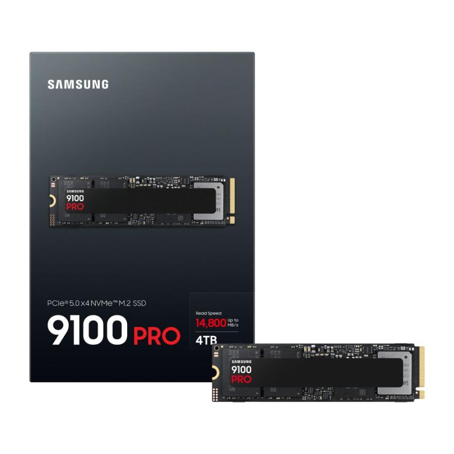 SAMSUNG 9100 PRO 4TB PROシリーズ PCIe 5.0 ×4 NVMe SSD : パソコン
