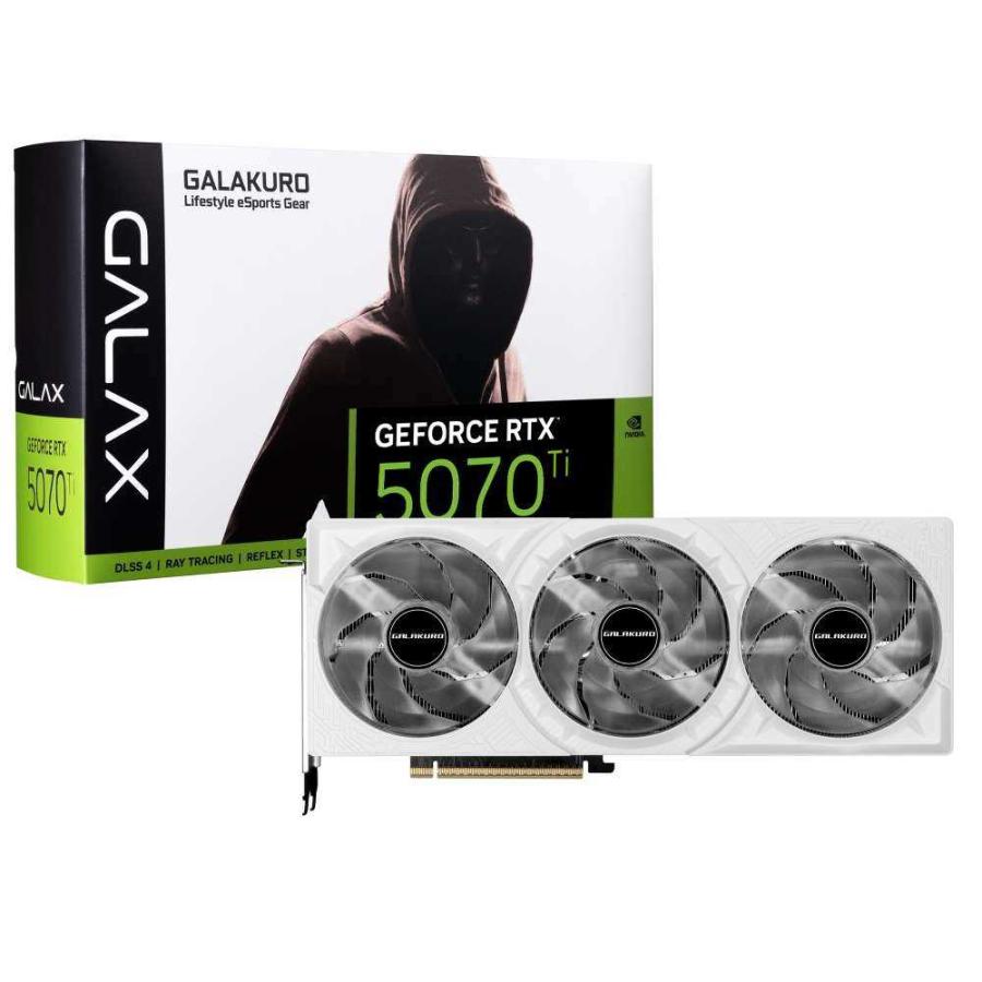 玄人志向 GK-RTX5070Ti-E16GB/WHITE/TP NVIDIA GeForce RTX 5070 玄人志向 GK-RTX5070Ti-E16GB/WHITE/TP NVIDIA GeForce RTX 5070