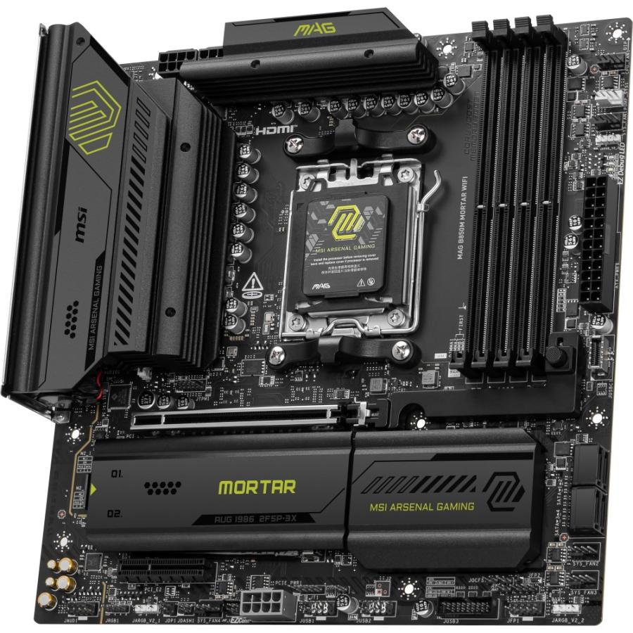 MSI MAG B850M MORTAR WIFI AMD B850チップセット搭載、AMD Ryzen 9000