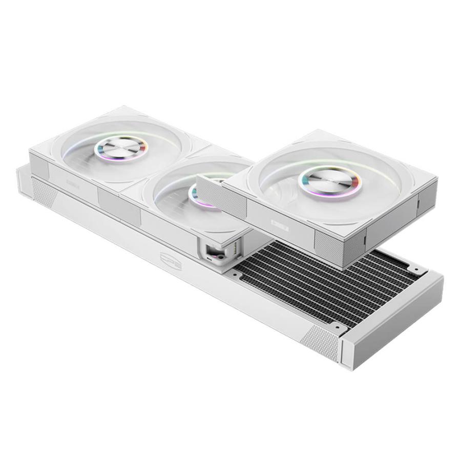 CPS DT360 ARGB Display White PC Cooler 水冷CPUクーラー「DT360-ARGB