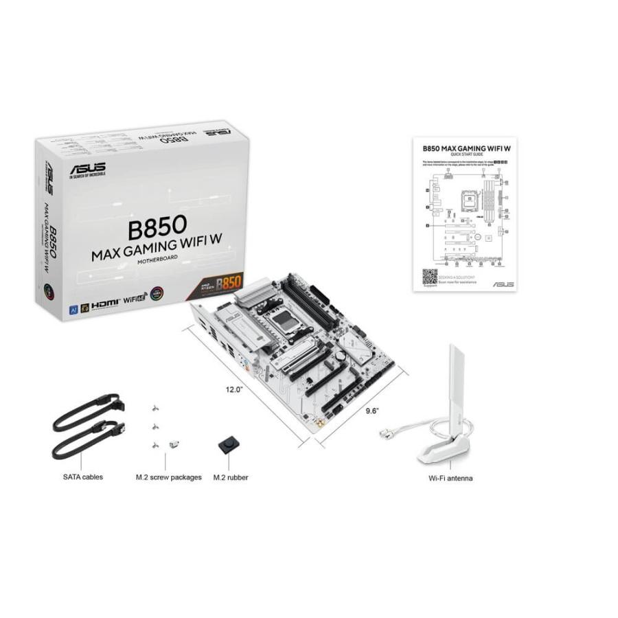 ASUS B850 MAX GAMING WIFI W (パソコン工房限定モデル) AMD B850