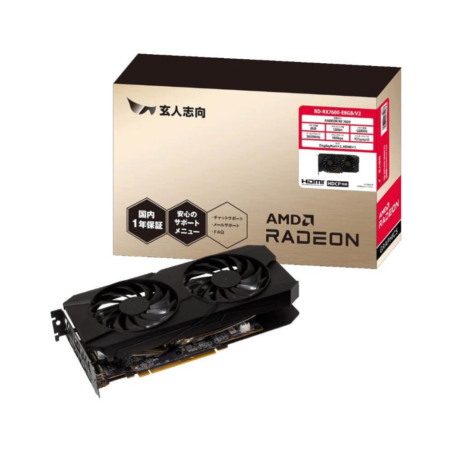 AMD RADEON RX7600 グラボ Amazon | ASRock Radeon / RX7600 搭載 グラフィックボード