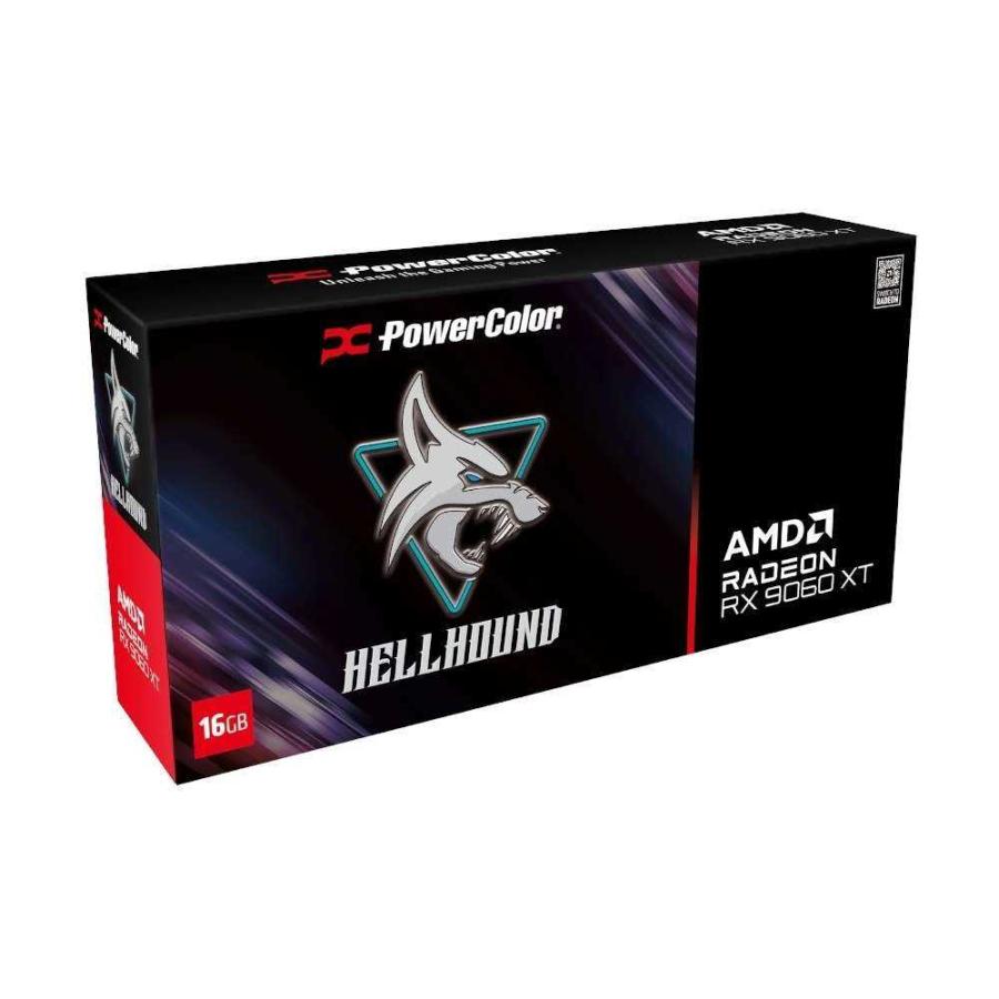 PowerColor Hellhound AMD Radeon RX 9060 XT 16GB GDDR6 「Hellhound
