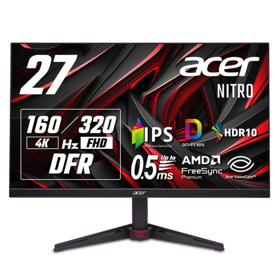 ACER VG270KV4bmiipx Acer 27インチ 可変リフレッシュレート 0.5ms