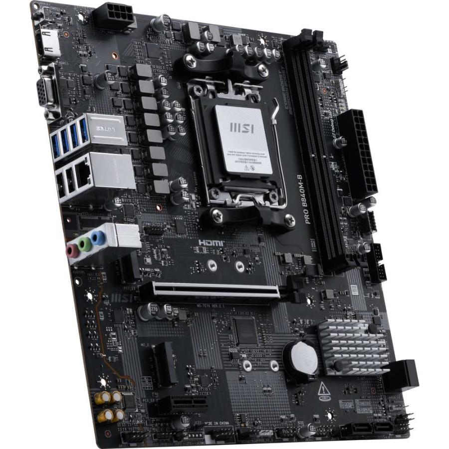 MSI PRO B840M-B (パソコン工房限定モデル) AMD B840チップセット搭載Micro-ATXマザーボード_4