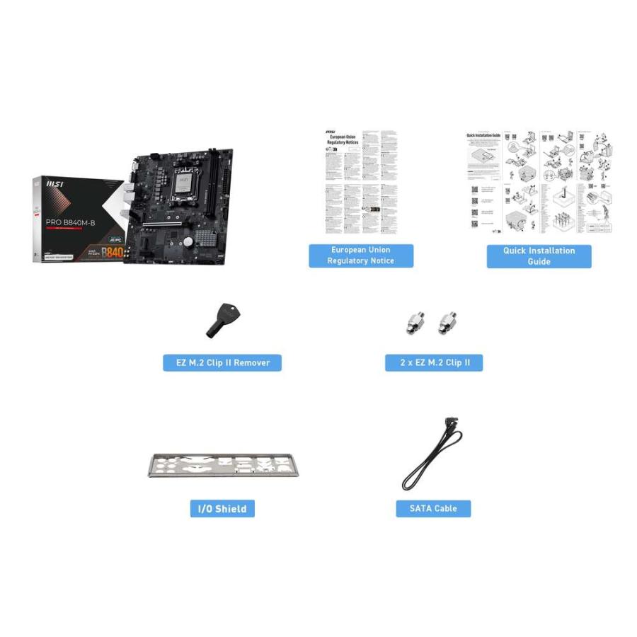 MSI PRO B840M-B (パソコン工房限定モデル) AMD B840チップセット搭載Micro-ATXマザーボード_7