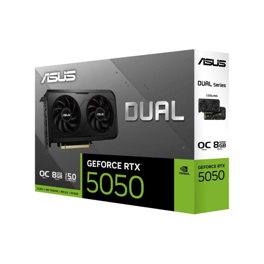 ASUS Dual GeForce RTX 5050 8GB GDDR6 OC Edition NVIDIA 5050搭載