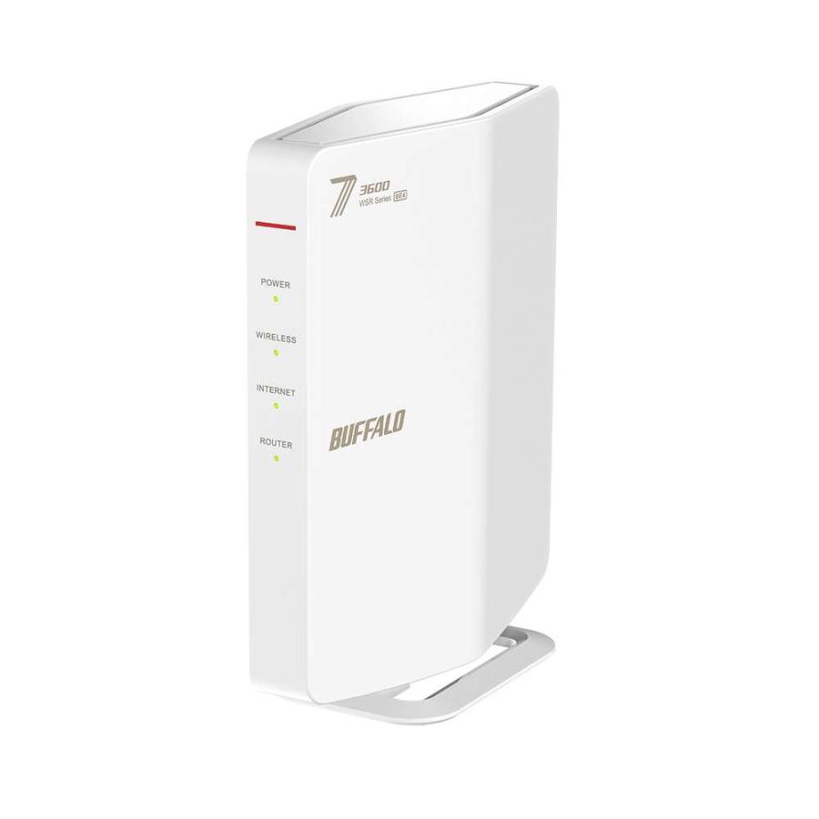 BUFFALO Wi-Fi 7無線LANルーターWSR3600BE4P-WH ② BUFFALO WSR3600BE4P/DWH Wi-Fi 7(11be)対応デュアルバンドWi-Fi