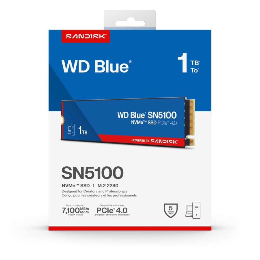 Western Digital WD Blue SN5100 1TB WDS100T5B0E : パソコン工房