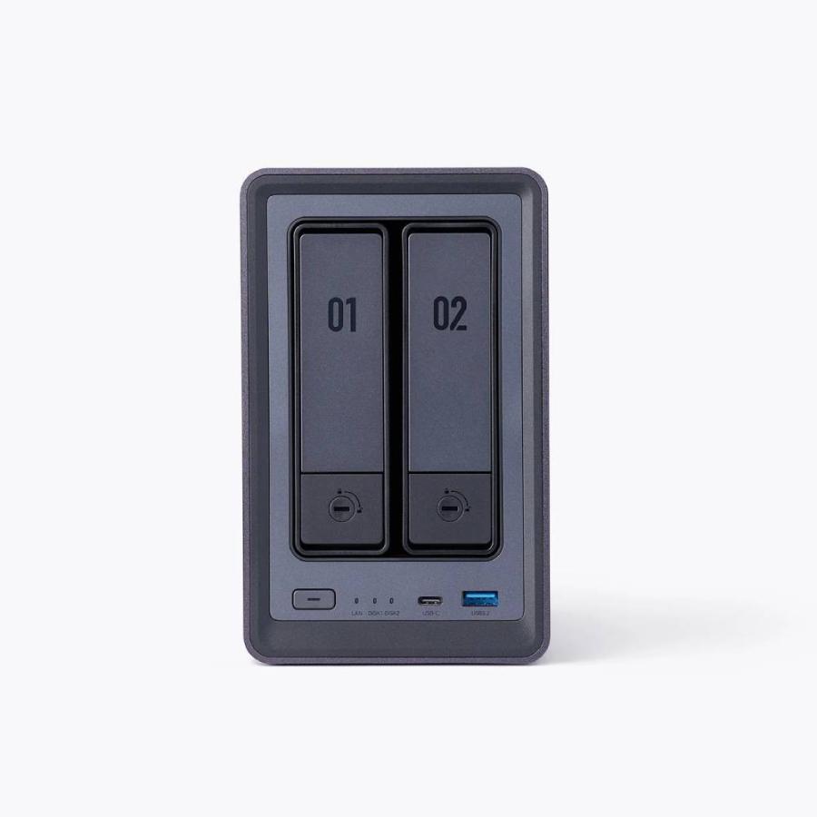 UGREEN NASync DXP2800 2ベイデスクトップnasキット 2年保証付