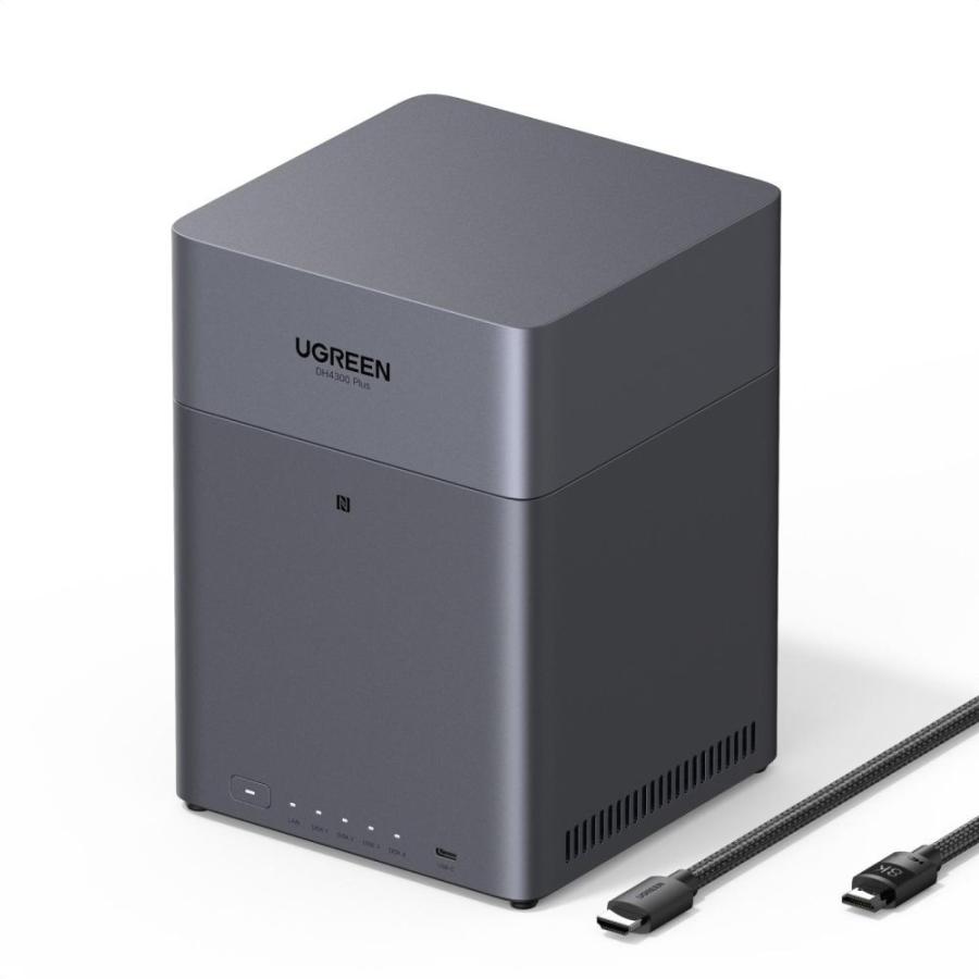 UGREEN NASync DH4300 Plus PLIS 4ベイデスクトップnasキット 2年保証