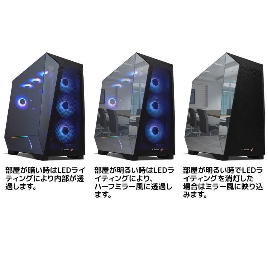 LEVEL∞ ゲーミングPC 新品 Ryzen 7 9700X/RX 9070 XT/32GB/1TB SSD
