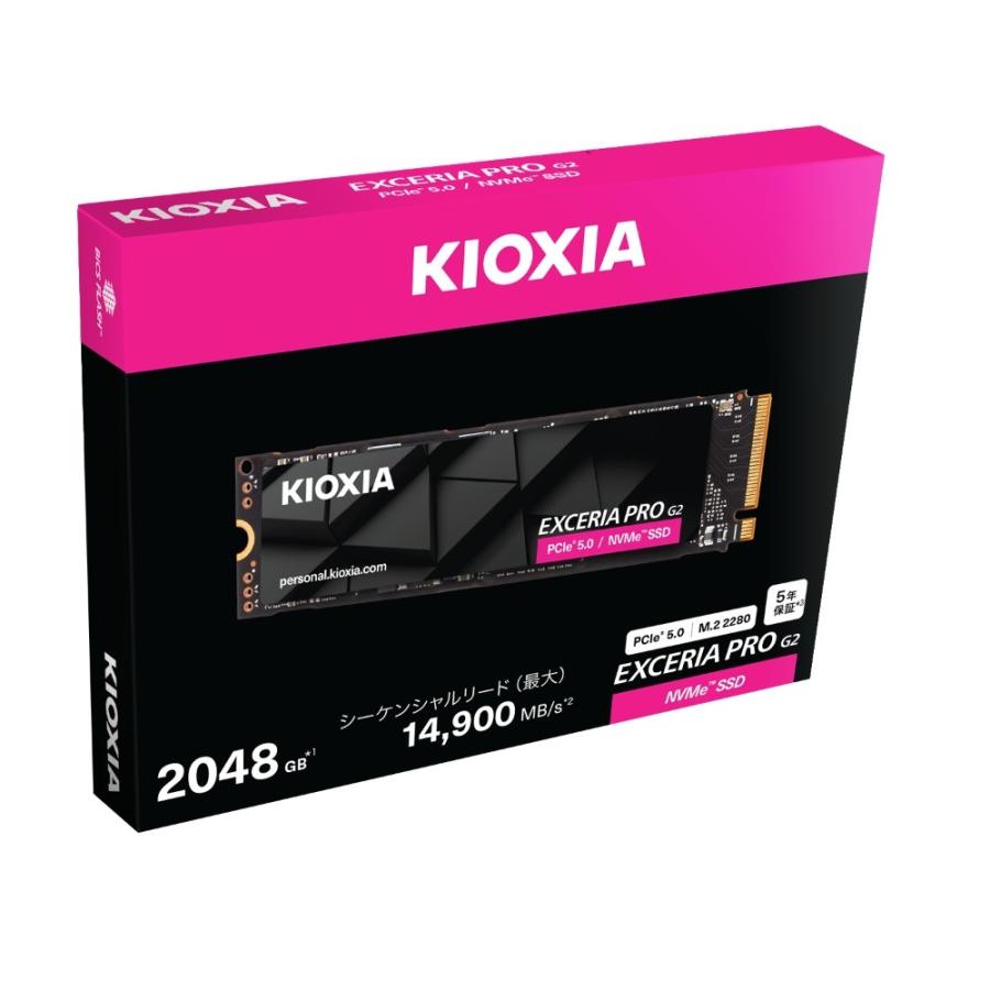 KIOXIA SSD-CK2.0N5PRG2J EXCERIA PRO G2 2TB SSD : パソコン工房
