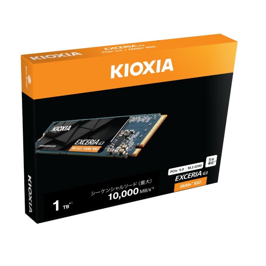 KIOXIA SSD-CK1.0N5G3/J EXCERIA G3 1TB SSD : パソコン工房 Yahoo!店