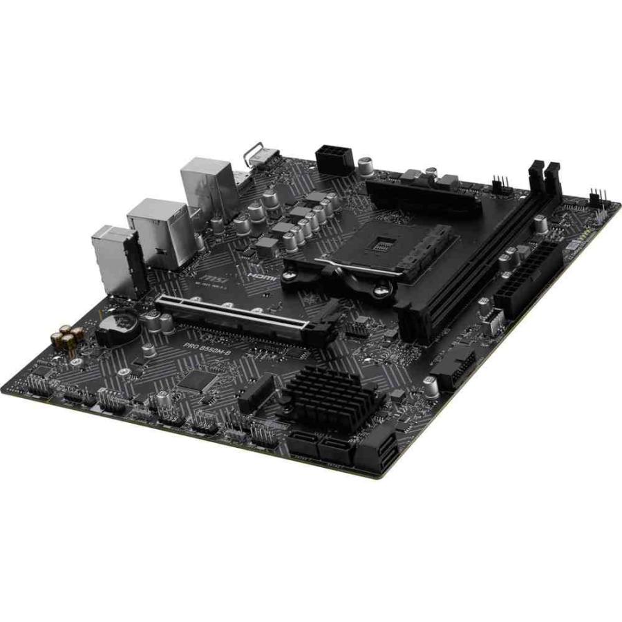 MSI PRO B550M-B AMD B550チップセット搭載、コストパフォーマンスに優れるDDR4メモリ対応のMicro-ATXマザーボード_4