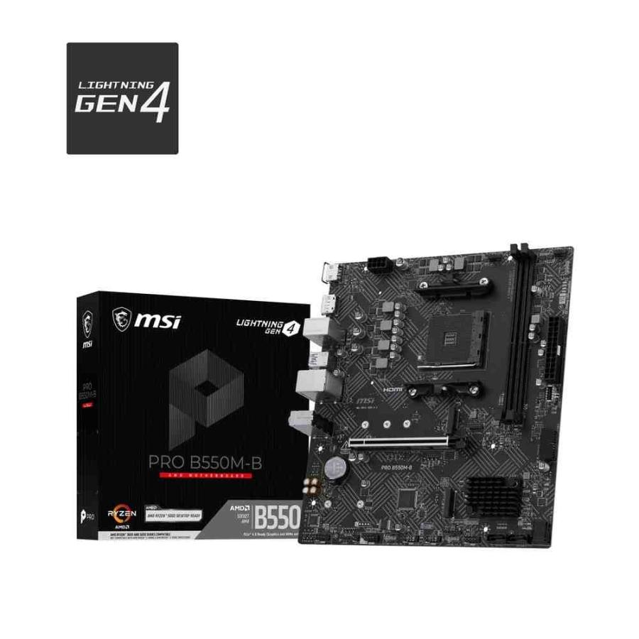 MSI PRO B550M-B AMD B550チップセット搭載、コストパフォーマンスに優れるDDR4メモリ対応のMicro-ATXマザーボード_7