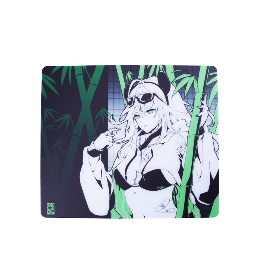 満月シオン ガラスマウスパッド [不秋] Bamboo コントロールタイプ Uncle Panda Bamboo(不秋)ガラスマウスパッドコントロール性能を追求
