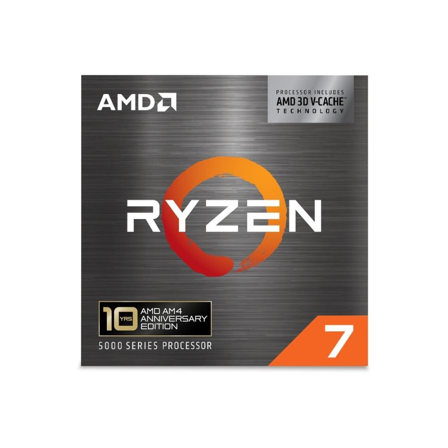 AMD Ryzen 7 5800X3D AM4 10th Anniversary Edition CPU 5000 シリーズ
