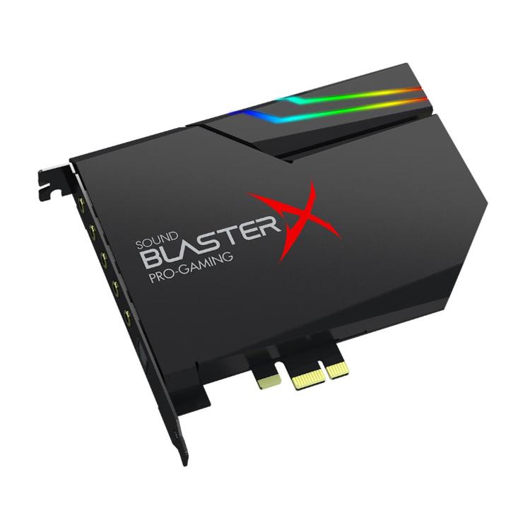 CREATIVE Sound BlasterX AE-5 Plus / SBX-AE5P-BK 最大32bit/384kHz ハイレゾ再生ゲーミング サウンドカード