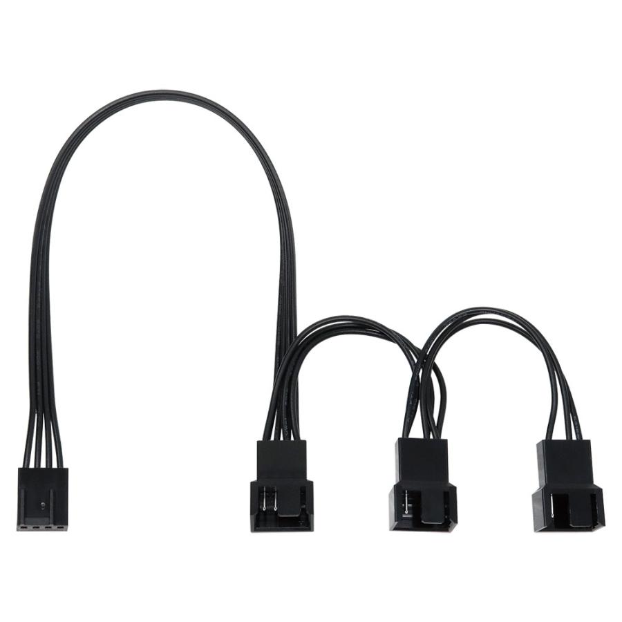 アイネックス Ca 100 Pwmファン用電源3分岐デイジーチェーンケーブル 34cm Wilcon Com Pe