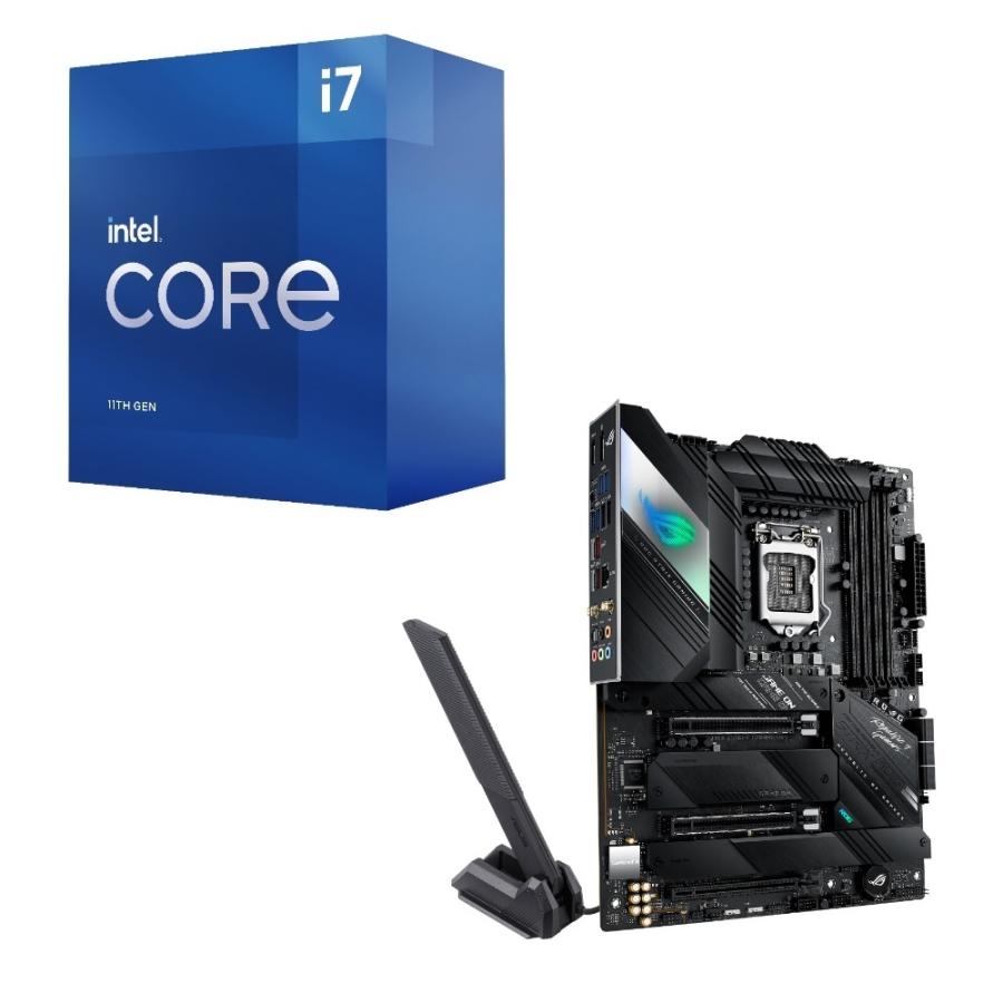 パーツセット Intel Core i7 11700 BOX + ROG Z590-F GAMING 注目ショップ WIFI STRIX 超歓迎された ASUS セット
