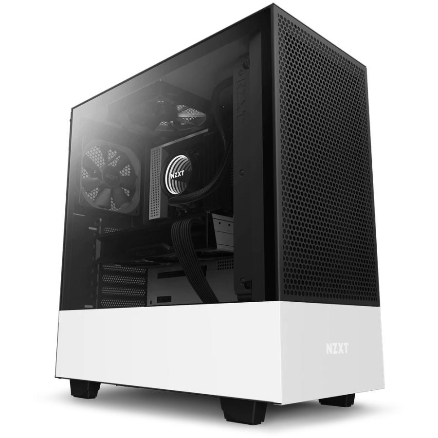 Nzxt H510 Flow Matte White Ca H52fw 01 前面パネルがメッシュ仕様になったエアフロー重視ミドルタワーケース マットホワイト パソコン工房 Paypayモール店 通販 Paypayモール