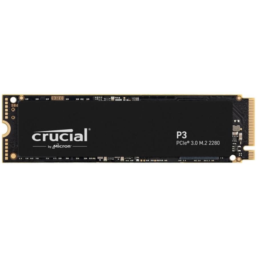 Crucial CT500P3SSD8JP NVMe M.2 SSD「P3」シリーズ PCIExpress 3.0(x4)接続 500GB m5s1p921350 パソコン工房