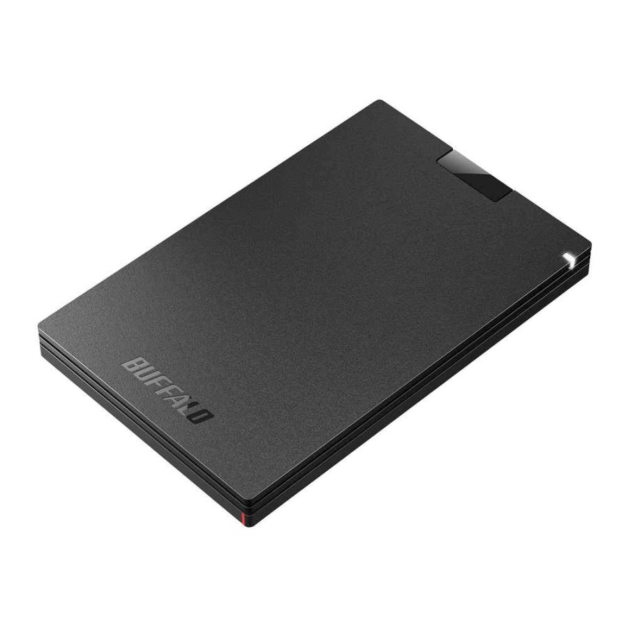 BUFFALO SSD-PG2.0U3-BC/D SSD-PG-C/Dシリーズ 外付けSSD ブラック 2.0 