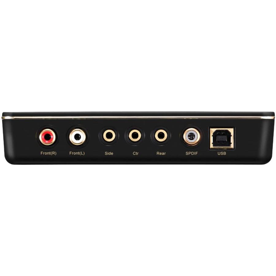ヘッドホンアンプ内蔵 7 1ch Hdサラウンドのパワフルな性能を持ちながら Usbバスパワーで駆動するコンパクトなプラグアンドプレイusbサウンドカード 送料無料 パソコン専門店pc M 通販 Yahoo ショッピング