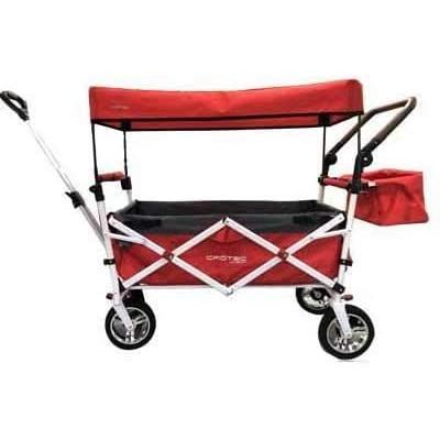 CROTEC WAGON 折りたたみキャリーカート　レッド Amazon | CROTEC WAGON(クロテックワゴン) ベビーカーにもなる