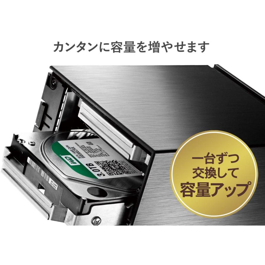 I-O DATA NAS 12TB RAID 1(ミラーリング)/デュアルコアCPU/高速モデル/2ドライブ/日本製 HDL2-AA12/E｜pc-m｜02