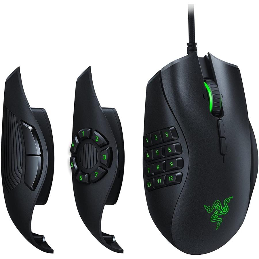 Razer Naga Trinity サイドボタンを2 7 12ボタンに付け替え可能 Mmo Mobaゲーミングマウス Rz01 R3m1 動作確認済み 送料無料 パソコン専門店pc M 通販 Yahoo ショッピング