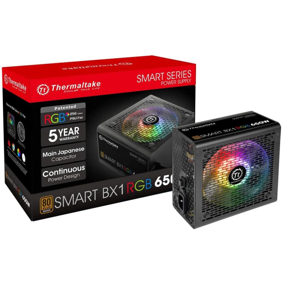 Thermaltake Smart Bx1 Rgb 650w Pc電源ユニット 80plus Bronze Ps4 Ps Spr 0650nhfabj 1 送料無料 パソコン専門店pc M 通販 Yahoo ショッピング