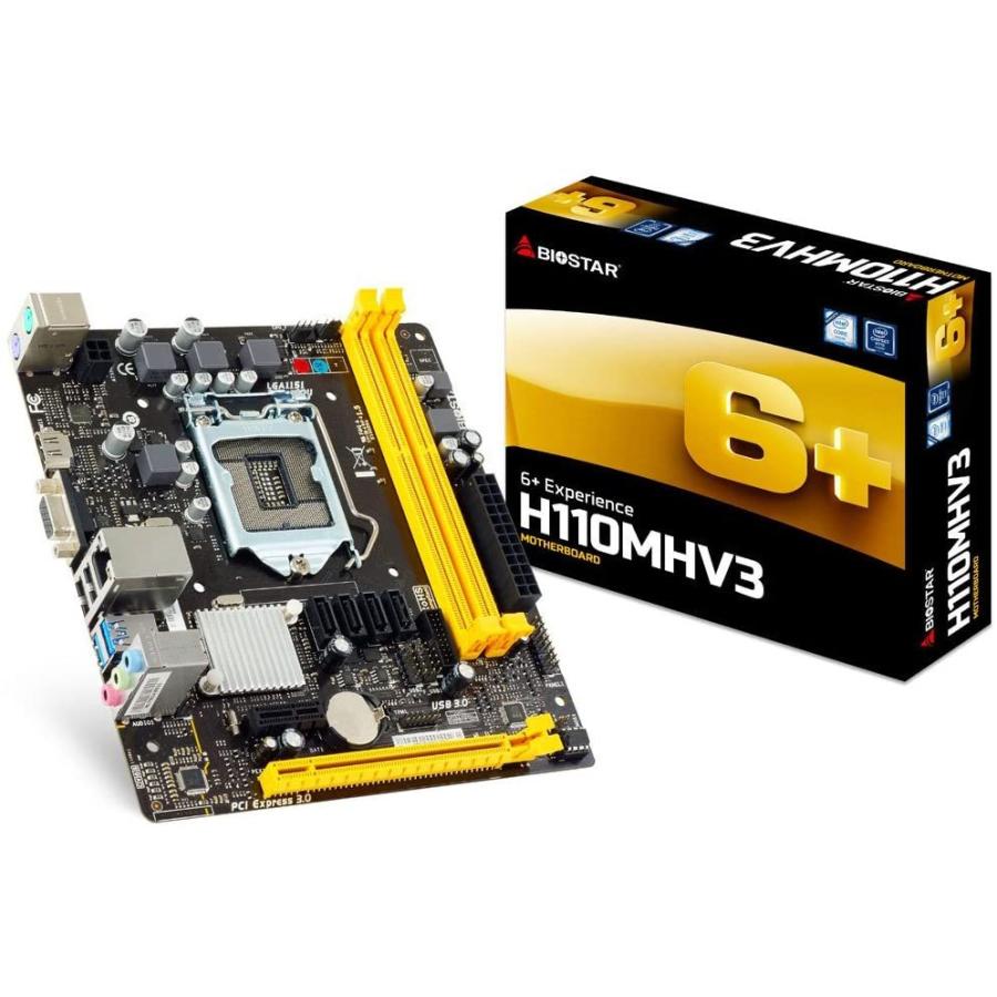 Biostar Intel H110チップセット搭載 Lga1151 Micro Atxマザーボード H110mhv3 パソコン専門店pc M 通販 Yahoo ショッピング