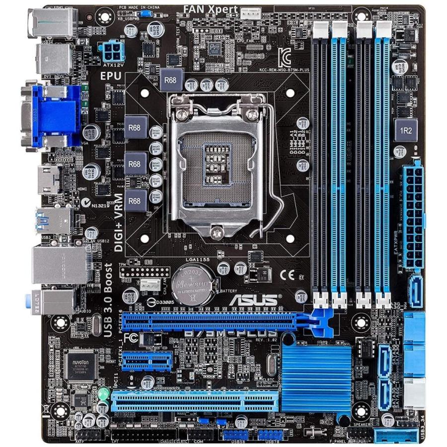 Asus Intel 5 搭載 マザーボード Lga1155対応 5m Plus Hdmi Dvi D D Sub15ピン Microatx 送料無料 パソコン専門店pc M 通販 Yahoo ショッピング