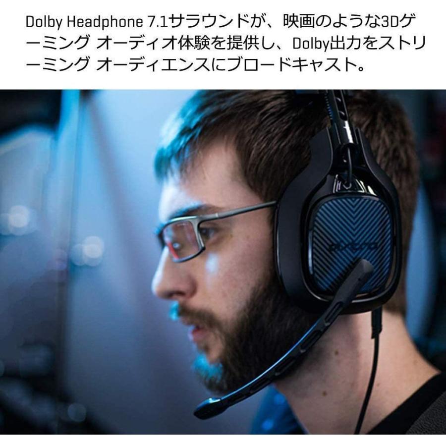 Astro ゲーミングヘッドセット PS4 対応 A40TRMAP ブラック ミックスアンプ 付き ヘッドセット PS4/PC/Xbox