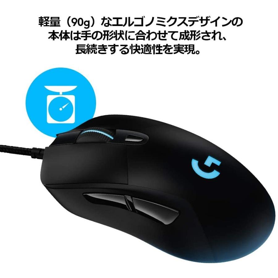 ゲーミングマウス Logicool ロジクール G403 ブラック エルゴノミクスデザイン Rgb プログラムボタン Dpi切り替えボタン メーカー外箱なし 送料無料 202101251443 パソコン専門店pc M 通販 Yahoo ショッピング