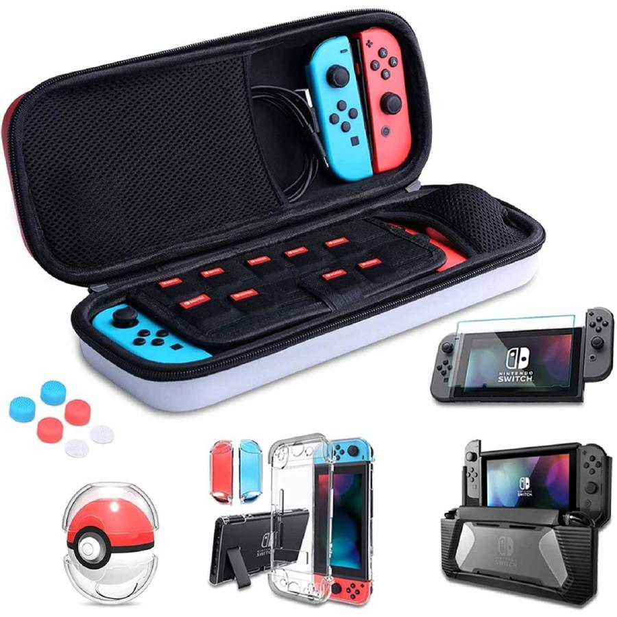 任天堂スイッチ ケース Heystop ニンテンドースイッチ 収納ケース 6in1 Switch 収納バッグ 大容量 衝撃吸収 耐久性 傷防止 ニンテンドースイッチ パソコン専門店pc M 通販 Yahoo ショッピング