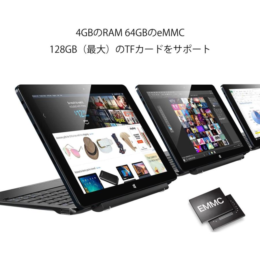 ALLDOCUBE iwork10 Pro 2-in-1タブレットPC（キーボード付  