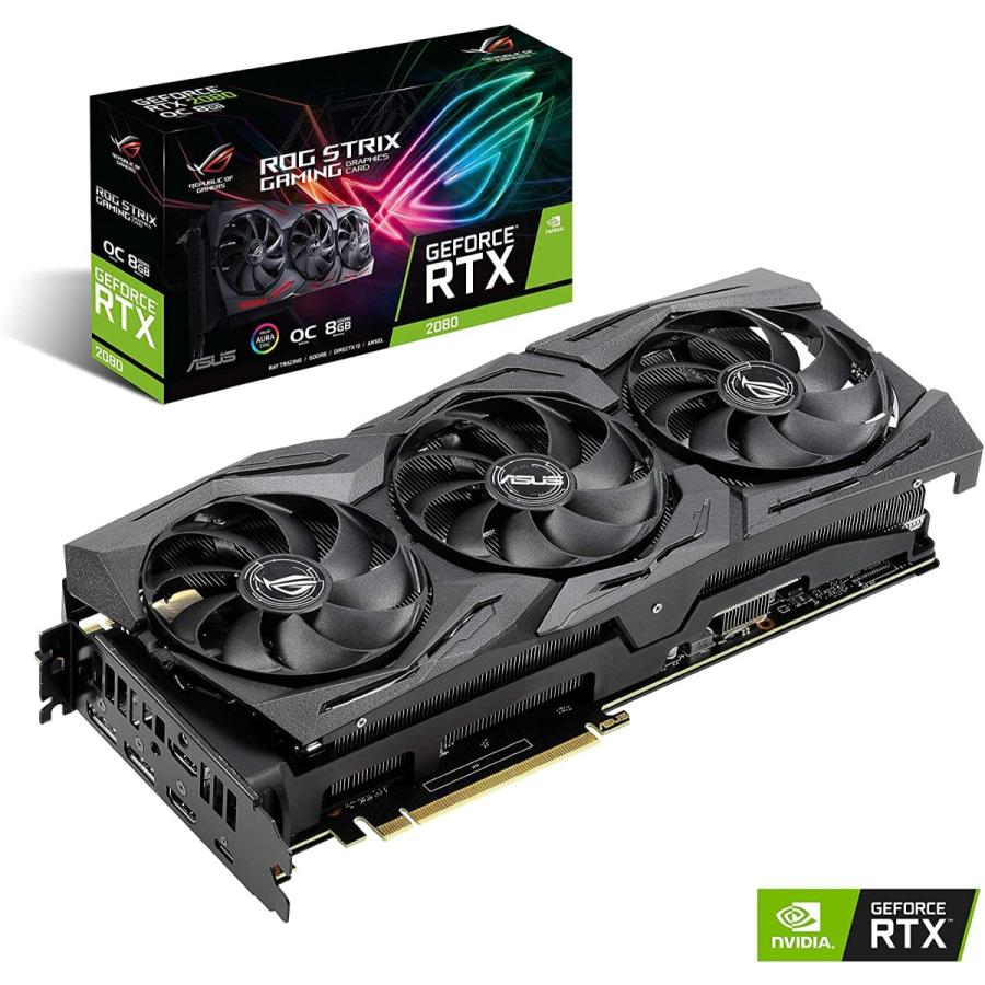 ASUS NVIDIA GeForce RTX 2080 搭載 トリプルファンモデル 8GB ROG