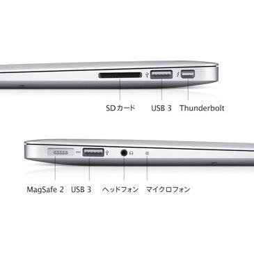 MacBook Air 中古 Apple 13インチ, 1.6GHzデュアルコアIntel Core i5 